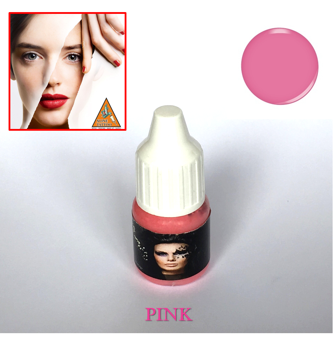 MICROBLADING VE KALICI MAKYAJ BOYASI - PINK ( U.S.A )