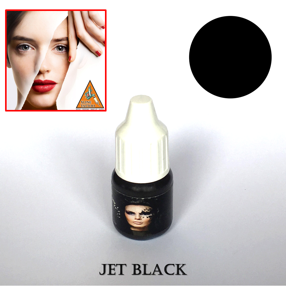 MICROBLADING VE KALICI MAKYAJ BOYASI - JET BLACK ( U.S.A )