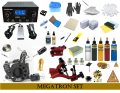 50 PARÇA MEGATRON DÖVME MAKİNASI SETİ - ÇANTALI