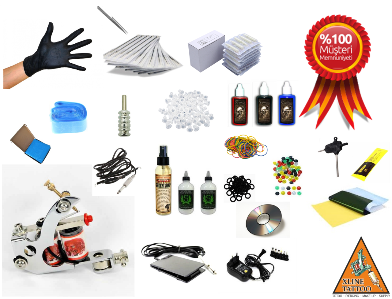 XL-299 GREY KIT TATTOO DÖVME MAKİNESİ SETİ