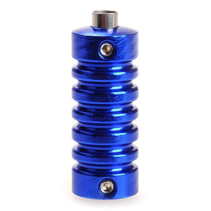 1 Adet 21 mm Dövme Makinası Mavi Grip Tutacak + Boru + Vidalar