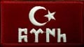 Göktürk Alfabesi Türk Yazısı Ayyıldızlı Arma, Patch, Peç Modelleri