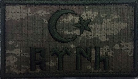 Göktürkçe Türk Yazısı Ayyıldızlı Arma, Patch