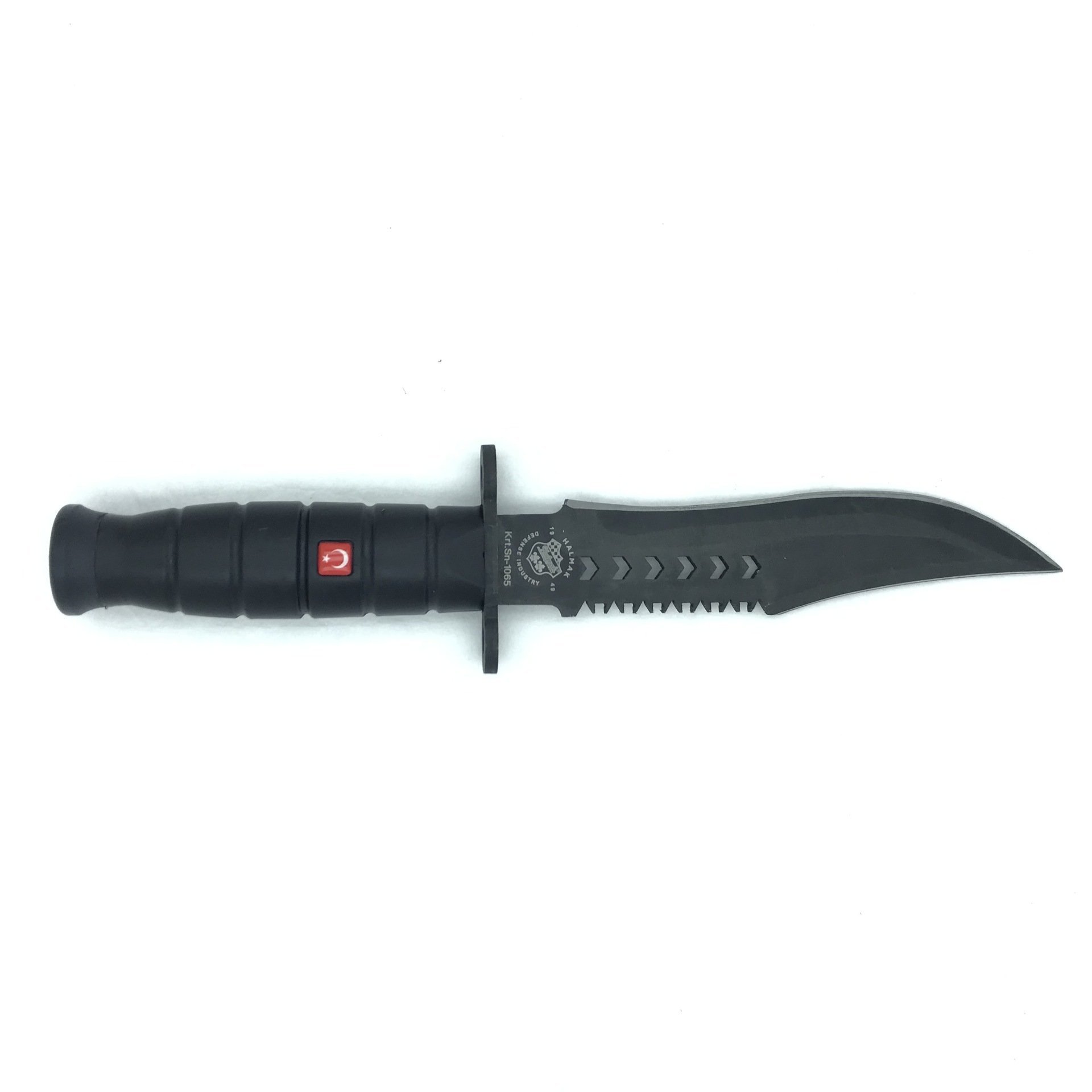 Halmak Siyah Delikli Model Komando ve Av Bıçağı