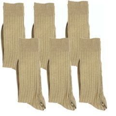 Askeri Uzun Bot Çorabı 4 Mevsim Çizgili 6 Adet Set