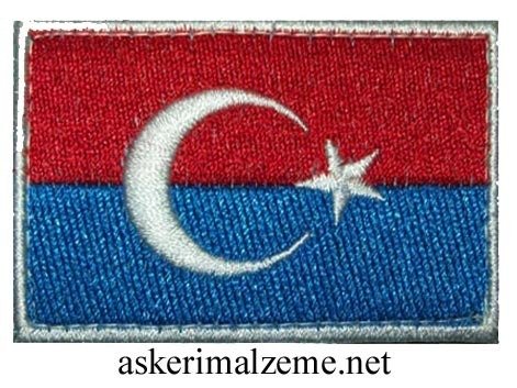 Bağımsız Türk Devletleri Ortak Türk Bayrağı Arması Patch, Peç Model