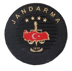 Jandarma Asayiş Siyah Arma & Patch