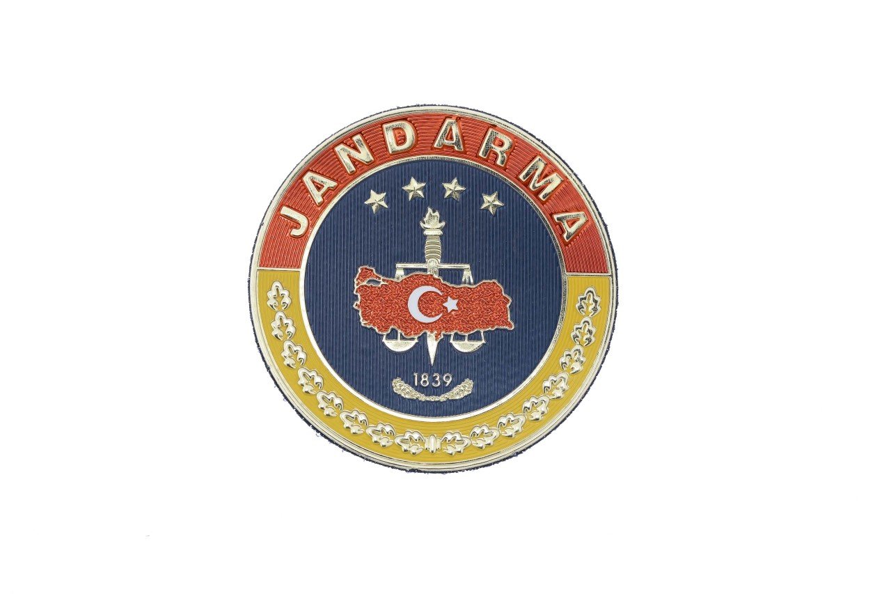 Jandarma Asayiş Küçük Yuvarlak Arma & Patch