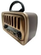 Everton RT-870 Nostalji Müzik Kutusu, Bluetooth, Usb/Sd/Aux/Fm 3 Band Radyo TWS