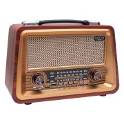 Everton RT-810 Bluetooth, Usb/Sd/Aux/Fm 3 Band Radyo Nostalji Müzik Kutusu Büyük Boy