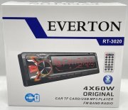 Everton RT-3020 ÇİFT USB'li USB-SD-FM-AUX- Bluetooth Oto Teyp 4x60 Watt