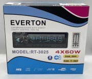 Everton RT-3025 ÇİFT USB'li USB-SD-FM-AUX- Bluetooth Oto Teyp 4x60 Watt