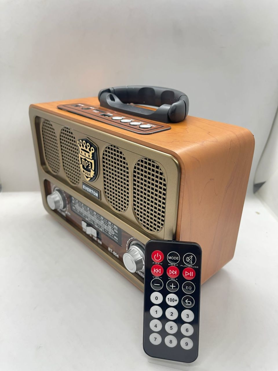 Everton RT-804 Bluetooth, Usb/Sd/Aux/Fm  Radyo Nostalji Müzik Kutusu Kumandalı