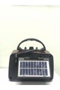 Everton RT-845 Güneş Enerjili Bluetooth, Nostalji , FM/AM/SW 3 Band Radyo ,usb, sd ,Aux mp3 player