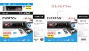 Everton RT-110 ÇİFT USB'li USB-SD-FM-AUX- Bluetooth Oto Teyp 4x50 Watt