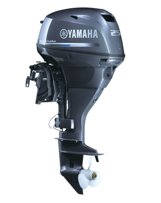 Yamaha 25 HP Uzun Şaft Manuel Deniz Motoru (Enjeksiyonlu)