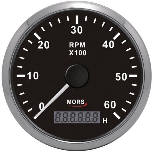 Mors Devir Göstergesi 6000 RPM Motor Zaman Saatli 12-24 V