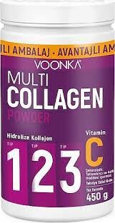 Voonka Kolajen Tip1-Tip2-Tip3-C Vitaminli 450 gr