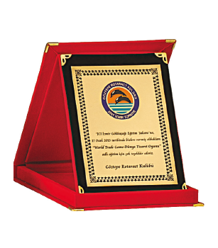 Kadife Plaket (12x16 cm)