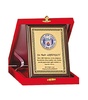 Ahşap Plaket (12x16cm)