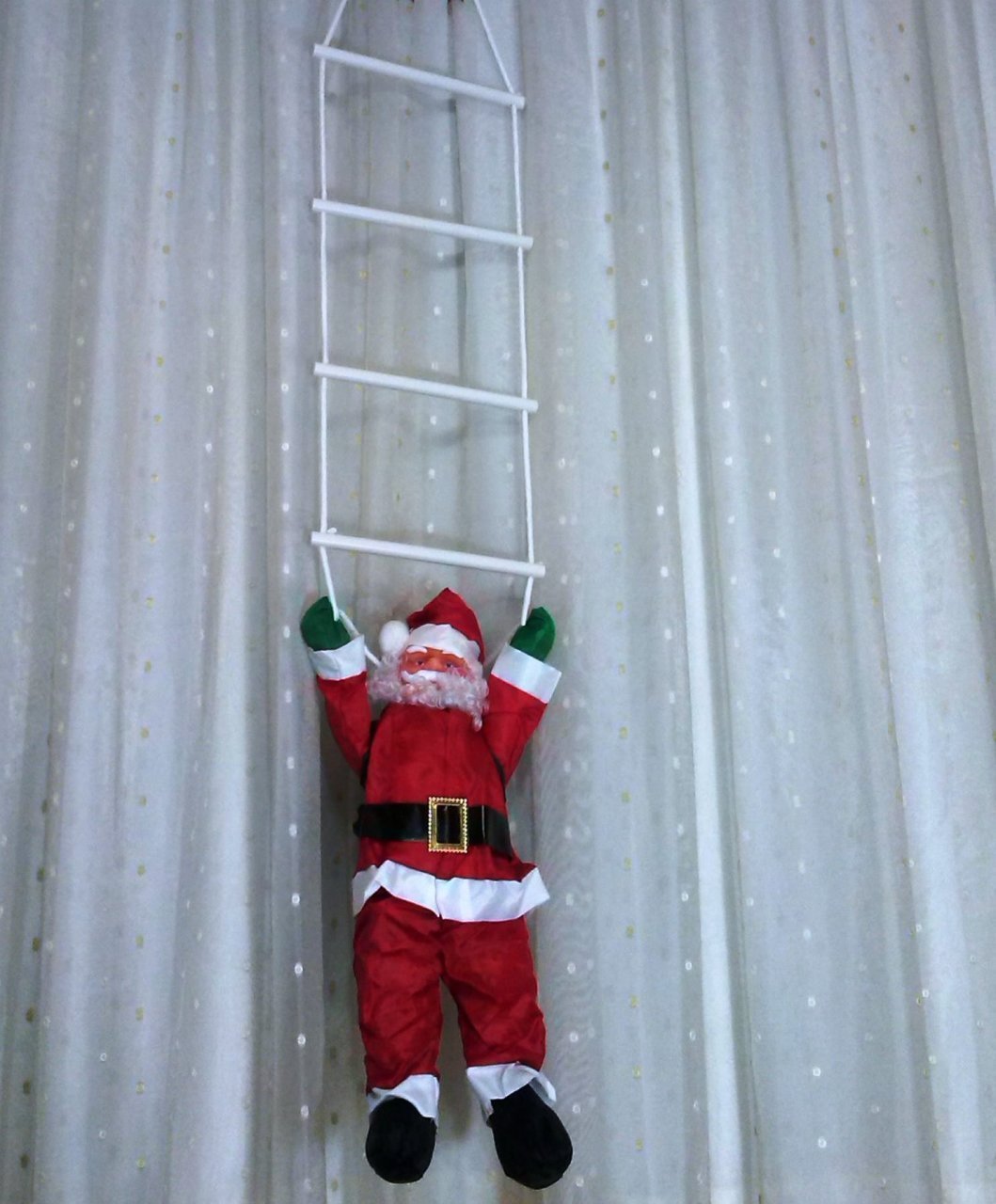 Noel Baba merdivenli