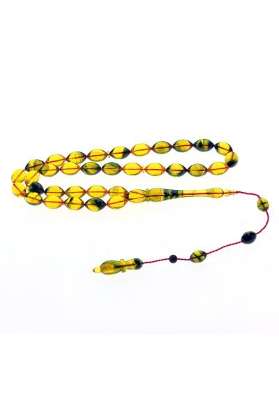 Squeezed Amber Rosary with Special Color Tone System with Master Craftsmanship