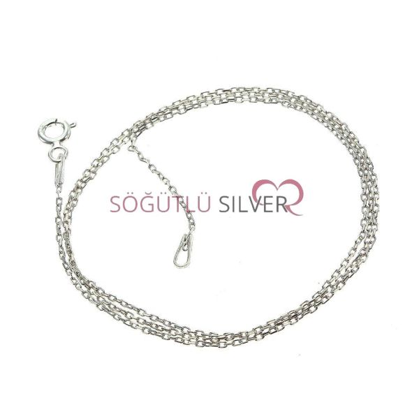 Rhodium Necklace Chain