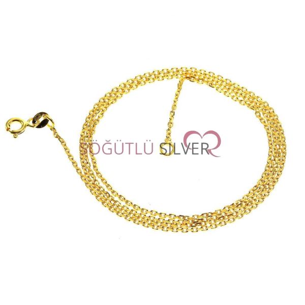 Gold Gilded Necklace Chain (60 cm)
