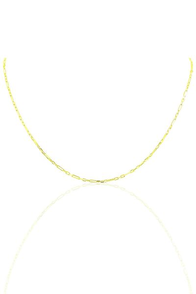 Gümüş 45 cm altın rengi aralıklı figaro zincir SGTL10100GOLD SGTL10100GOLD