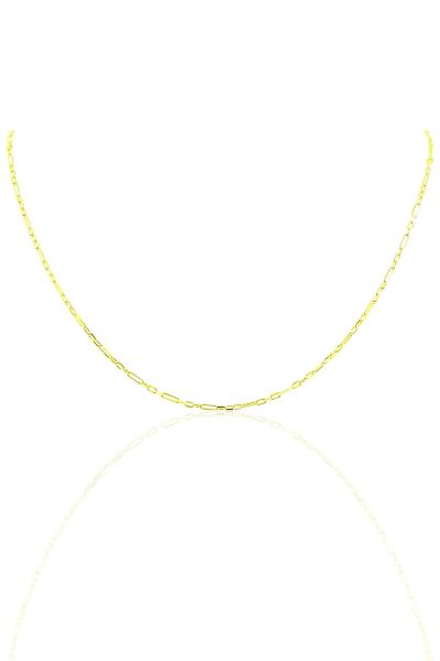 Gümüş 60 cm altın rengi aralıklı figaro zincir SGTL10101GOLD SGTL10101GOLD