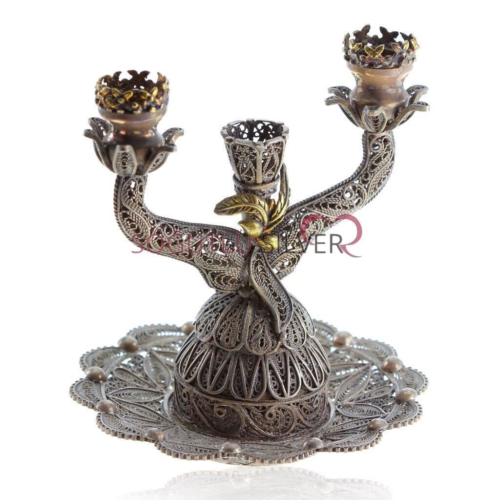 Handcrafted Filigree Candlestick