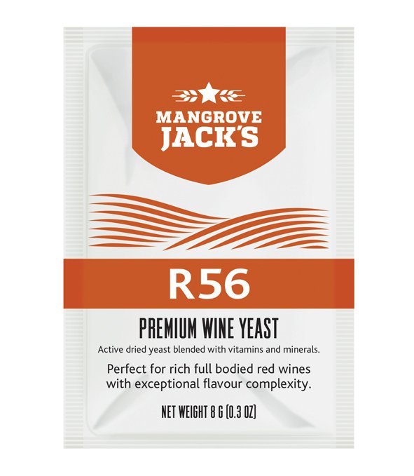 Kuru Kırmızı Şarap Mayası R56 Mangrove Jack's