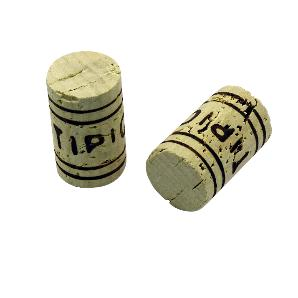 100 Adet Klasik Şarap Şişesi Mantarı (Aglomere) - 40 mm