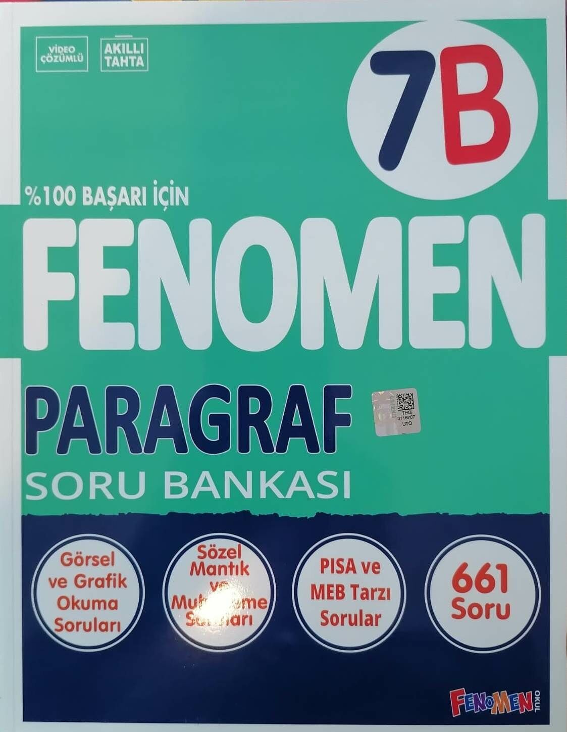 Fenomen 7.Sınıf Yeni Paragraf - B - Soru Bankası - Gama Fenomen