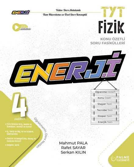 Palme TYT Enerji Fizik Konu Özetli Soru Fasikülleri ( 4 Fasikül)