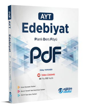 Eğitim Vadisi AYT Edebiyat PDF Planlı Ders Föyü - pdf föy