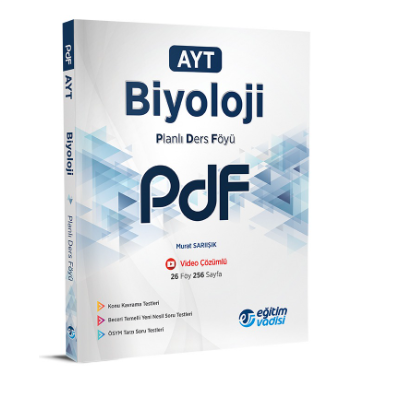 Eğitim Vadisi AYT Biyoloji PDF Planlı Ders Föyü - pdf föy