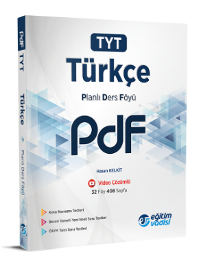Eğitim Vadisi TYT Türkçe PDF Planlı Ders Föyü - pdf föy