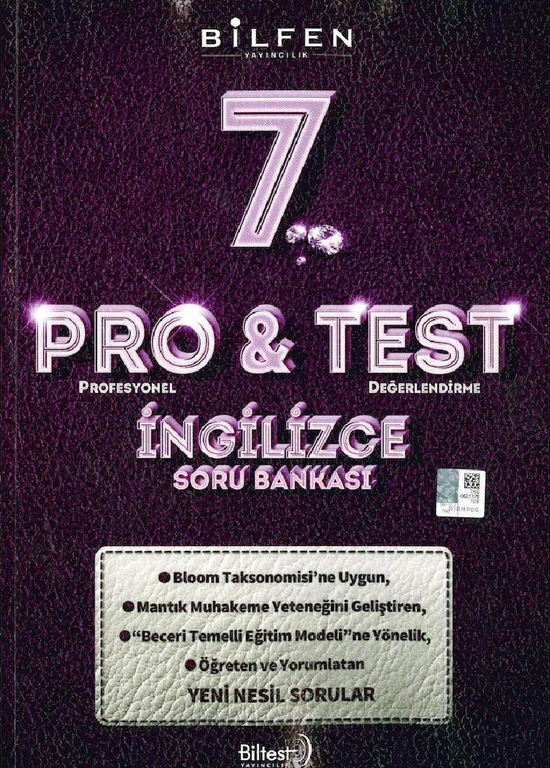 Bilfen 7.Sınıf Pro&Test İngilizce Yeni Nesil Soru Bankası