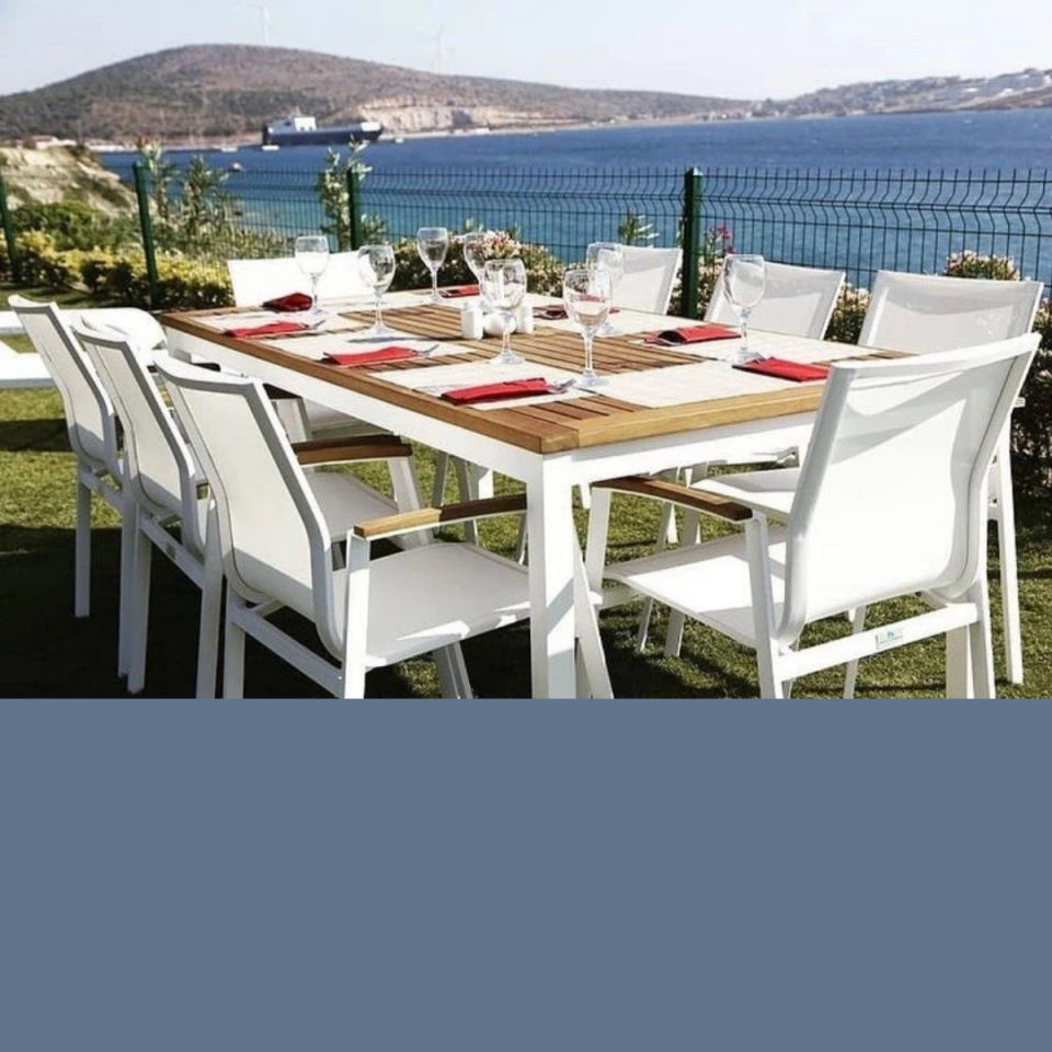 KALE MASA TAKIMI 8 KİŞİLİK 100X200