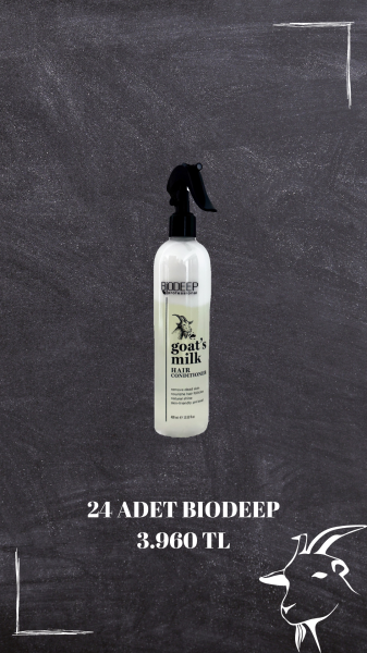 Biodeep Keçi Sütü Etkili Hair Conditioner 24x400 ml