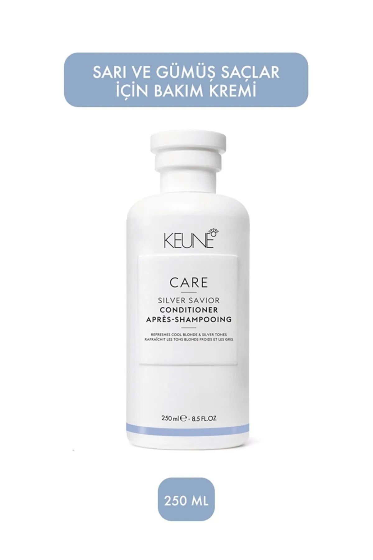 Keune Care Sılver Savıor Condıtıoner 250 ml Sarı, Gümüş, Beyaz Saçlar Için Mor Saç Kremi