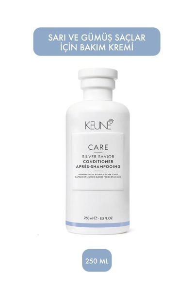 Keune Care Sılver Savıor Condıtıoner 250 ml Sarı, Gümüş, Beyaz Saçlar Için Mor Saç Kremi