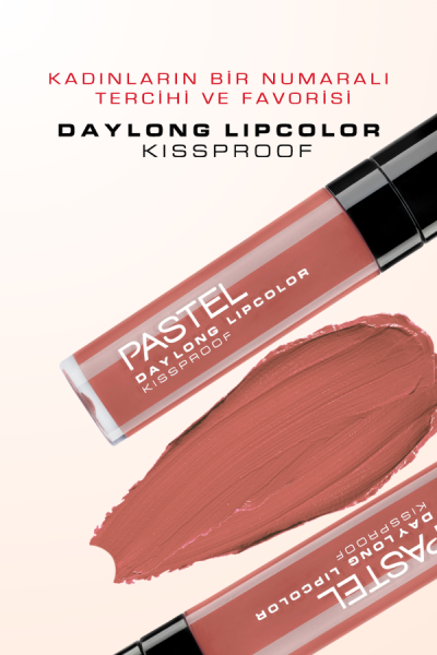 Pastel Daylong Lipcolor Kissproof - Likit Mat Ruj 46 - Açık Şeftali 7 ml
