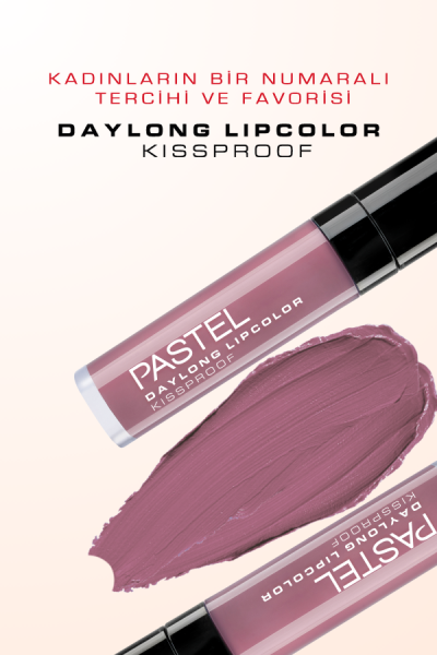 Pastel Daylong Lipcolor Kissproof - Likit Mat Ruj 29 - Açık Mor 7 ml