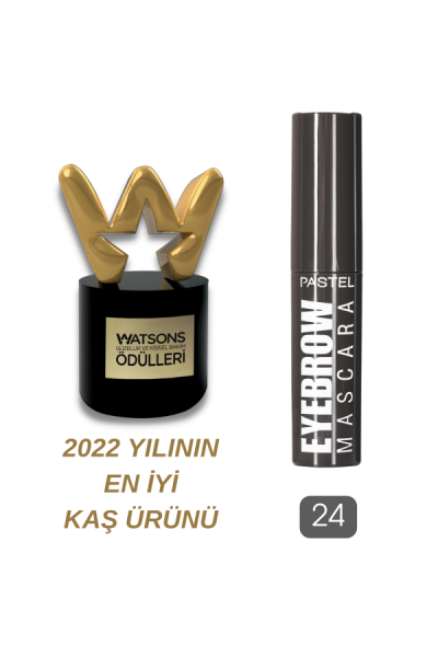 Pastel Eyebrow Mascara - Kaş Maskarası 24 Deep Brown 4.2 ml