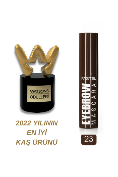 Pastel Eyebrow Mascara - Kaş Maskarası 23 Dark Brown 4.2 ml