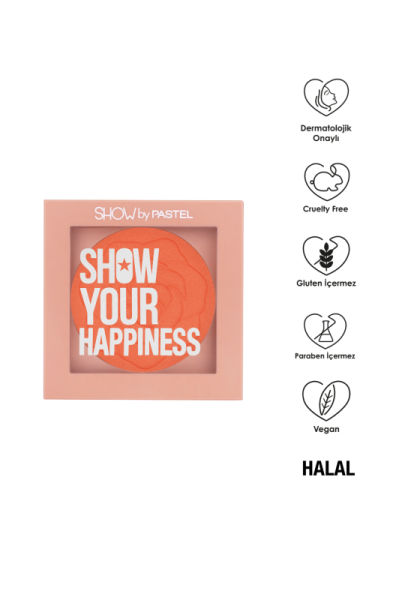 Show By Pastel Show Your Happiness Blush - Allık 206 Brave 4.2 g