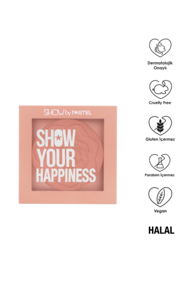 Show By Pastel Show Your Happiness Blush - Allık 203 Naive 4.2 g
