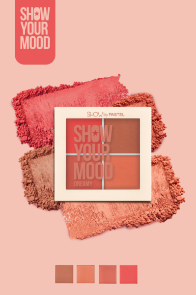 Show By Pastel Show Your Mood Blush Set - Allık Seti 442 Dreamy 4 x 4.3 g